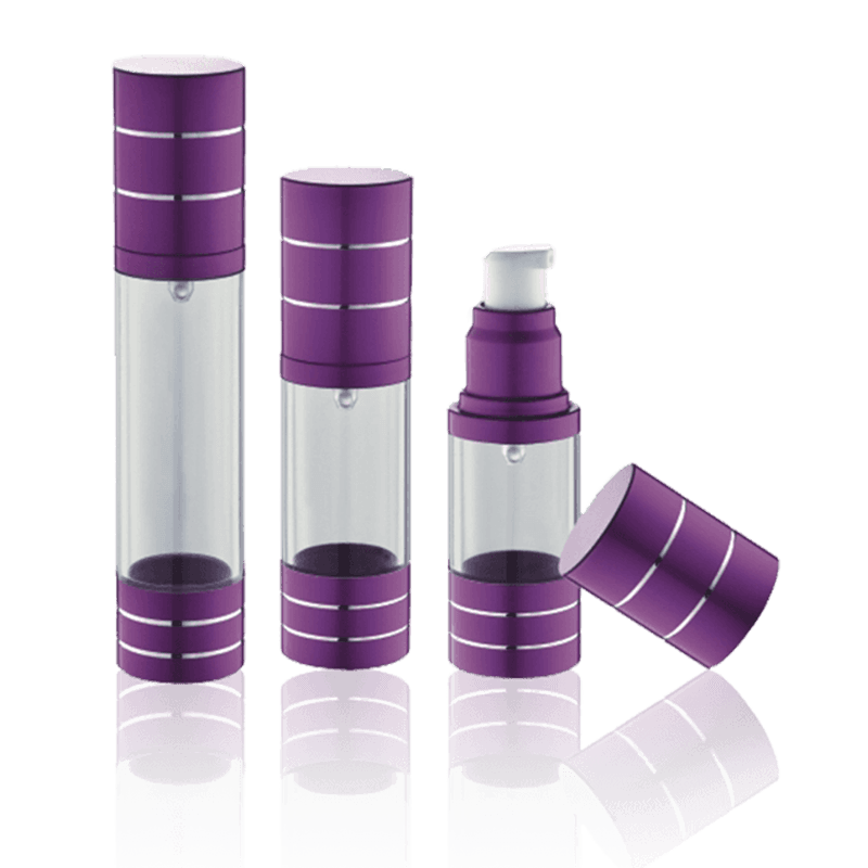 15 ml, 30 ml, 50 ml, Doppelpumpe mit getrenntem Fach, Airless-Pumpe, Flasche HS-010B