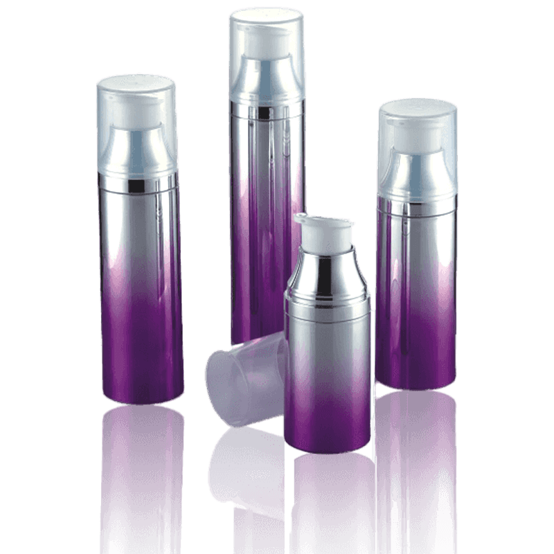 50ML-120ML Airless-Kosmetikflasche mit violettem Farbverlauf-HS-017C