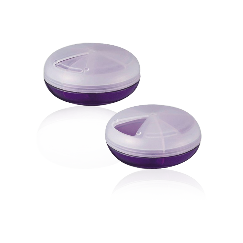 Reisefreundliche Pillendose der Cream Box-Serie