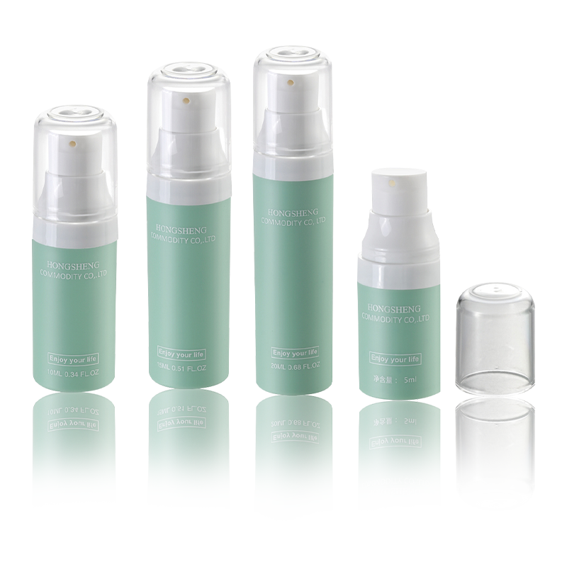 5ML-20ML Hellgrüne Hautpflege-Airless-Flasche-HS-012A