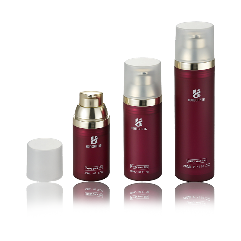 30 ml, 50 ml, 80 ml, fortschrittliche Airless-Flasche, nachfüllbare Behälter in Reisegröße, HS-014