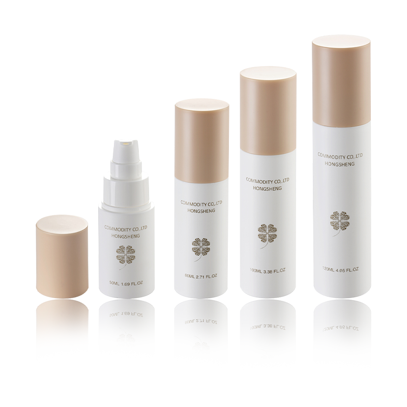 HS-017A Gelbe Airless-Kosmetik-Pumpflasche 50 ml 80 ml 100 ml 120 ml für die Hautpflege