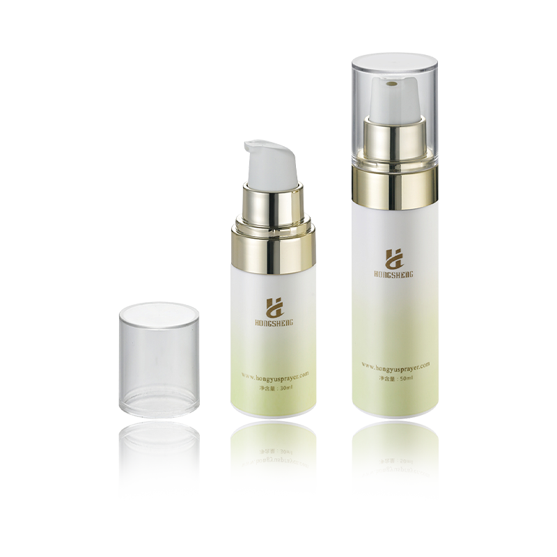 30ML 50ML Airless-Flasche nachfüllbare Kosmetikbehälter Lotionspender HS-023