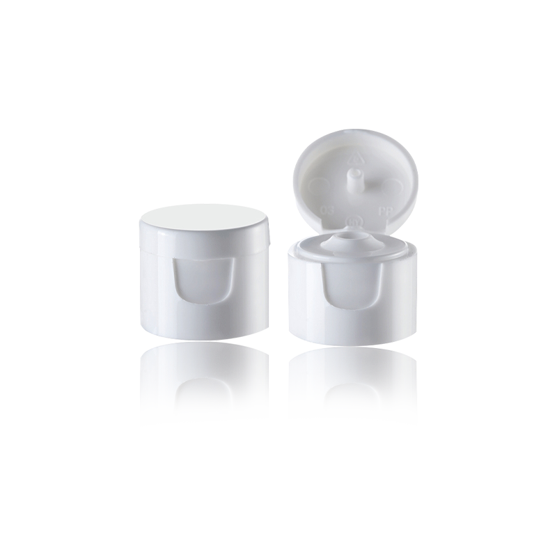 Cremeweiße Flip-Cover-Kosmetik-Kosmetik-Schmetterlingskappe-HY-F04