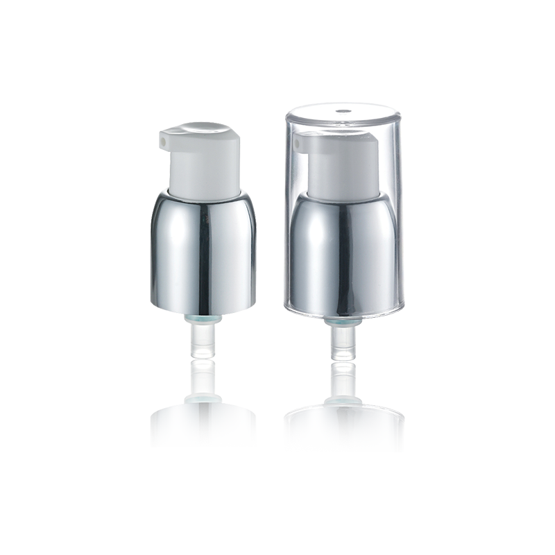 Mattsilberner Kosmetikpumpenkopf, Flüssigkeitsverteiler-HY20A-10