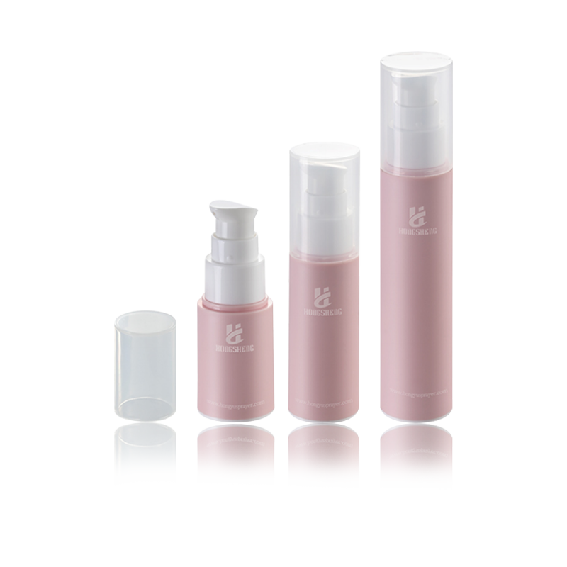 15ML 30ML 50ML Rosa matte Airless-Flasche-HS-013D